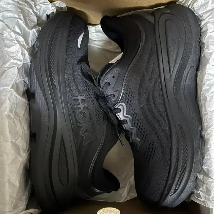 [BUNJANG] Hoka Bondi 9 Wide Running Shoes - Black, 265mm / 호카 본디 9 블랙 - 와이드 265mm