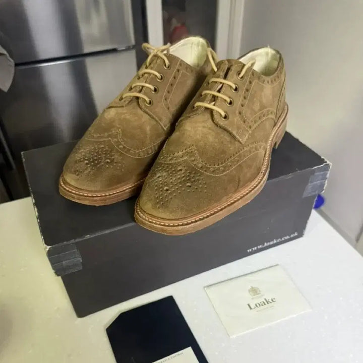 [BUNJANG] Loake 로크 스웨이드 윙팁 더비 / Loake 로크 스웨이드 윙팁 더비
