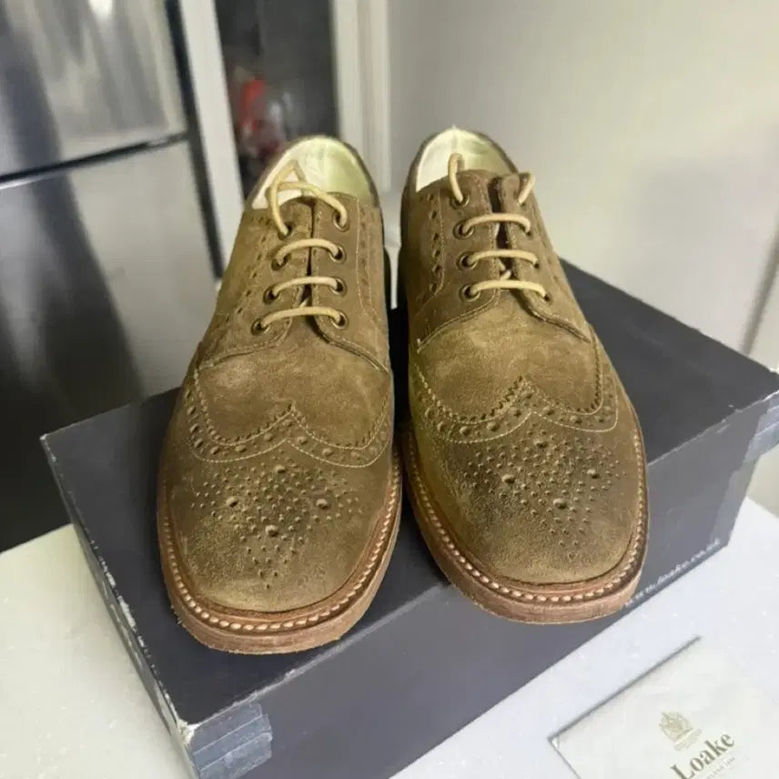 [BUNJANG] Loake 로크 스웨이드 윙팁 더비 / Loake 로크 스웨이드 윙팁 더비