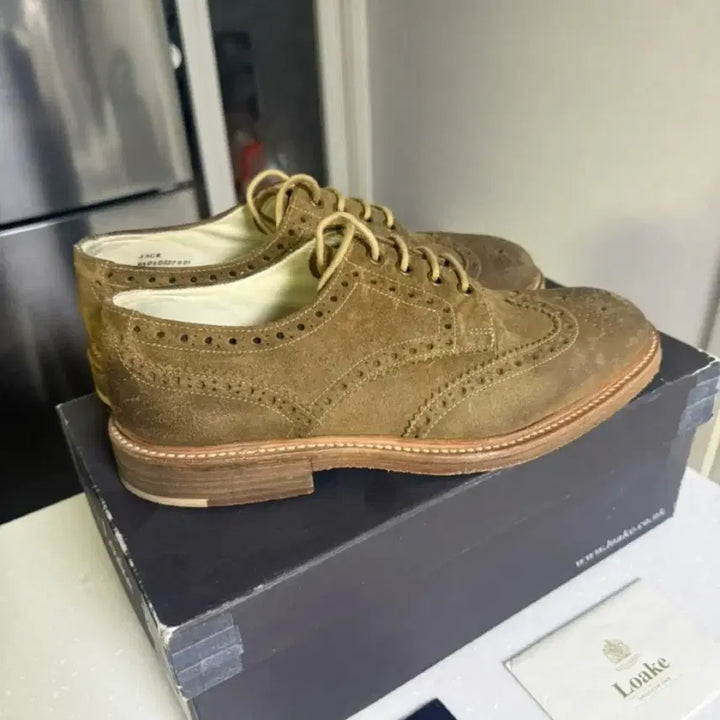 [BUNJANG] Loake 로크 스웨이드 윙팁 더비 / Loake 로크 스웨이드 윙팁 더비