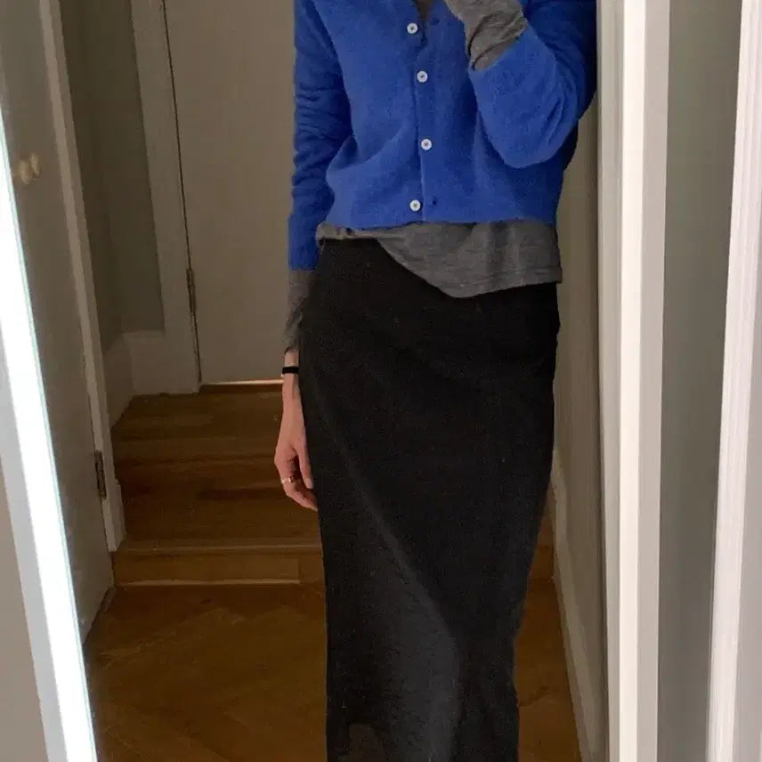 [BUNJANG] Cremme Archive Sherry Layered Long Skirt / 크렘므 아카이브 셰리 레이어드 스커트 하객룩 롱스커트