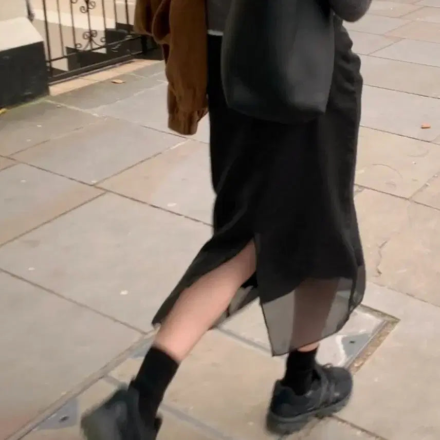 [BUNJANG] Cremme Archive Sherry Layered Long Skirt / 크렘므 아카이브 셰리 레이어드 스커트 하객룩 롱스커트