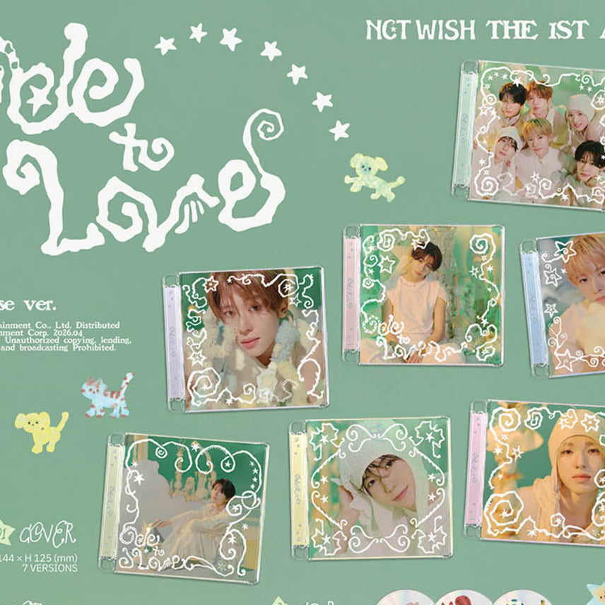 [SOLD OUT] (7장 세트) 엔시티위시 오드투러브 쥬얼 앨범 미개봉 nct wish