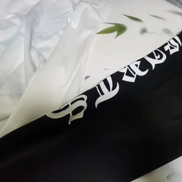 [BUNJANG] Black/White Long Sleeve T-Shirt / 크 블랙/화이트 긴팔 티셔츠