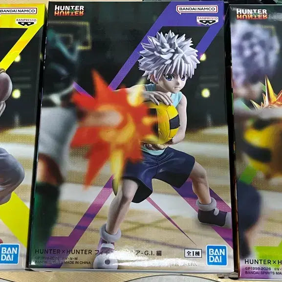 [BUNJANG] Hunter x Hunter Gon, Hisoka, Killua 3-Figure Set (Sealed) / 미개봉 택포6.8)헌터헌터 그리드아일랜드 곤 히소카 키르아피규어 3종