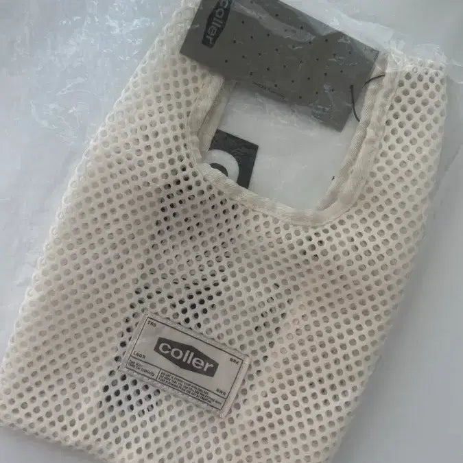 [BUNJANG] Colle Mesh Mini Tote Bag Oat Cream / (새상품)꼴레 메쉬 미니 토트백 오트크림