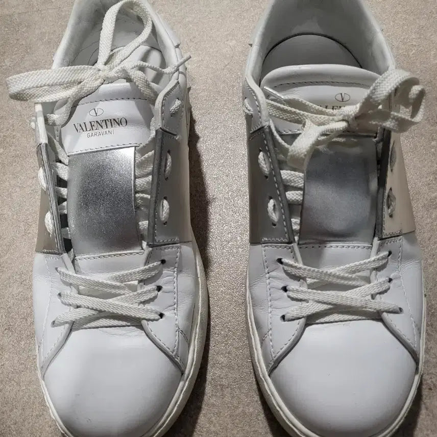 [BUNJANG] Valentino Hidden Silver Sneakers / 발렌티노 히든 실버39