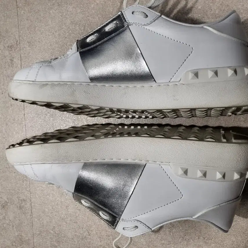 [BUNJANG] Valentino Hidden Silver Sneakers / 발렌티노 히든 실버39