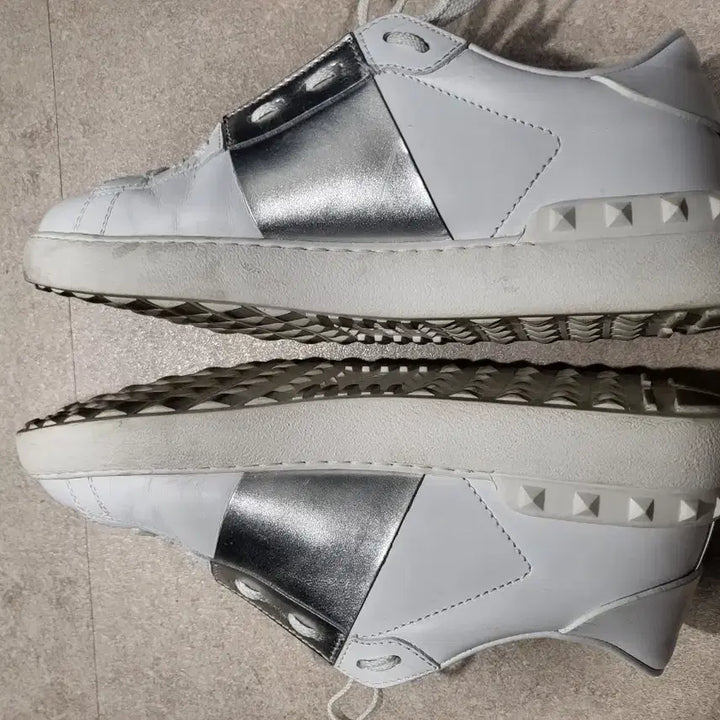 [BUNJANG] Valentino Hidden Silver Sneakers / 발렌티노 히든 실버39