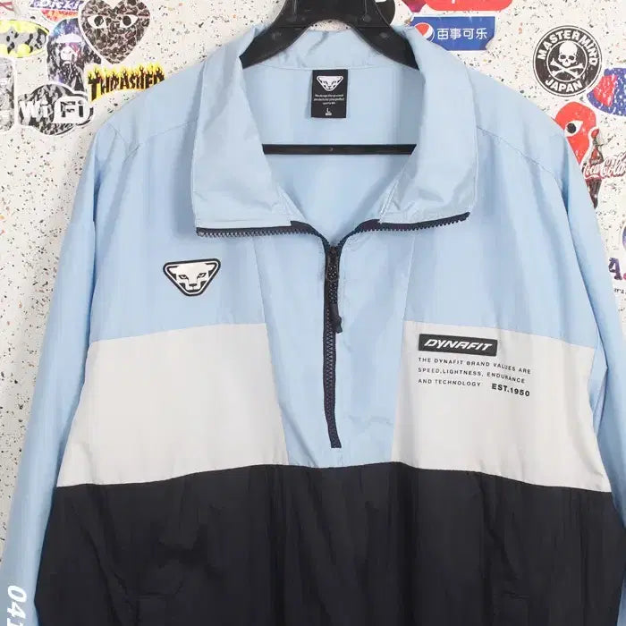 [BUNJANG] Dynafit Colorblock Half-Zip Anorak T-Shirt / 남성L / 다이나핏 반집업 배색 아노락티셔츠BL 34-8