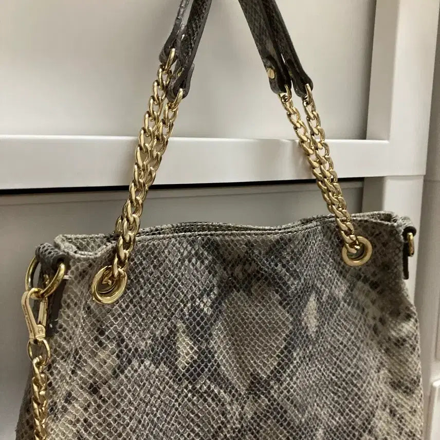 [SOLD OUT] 마이클코어스 가방 파이톤 숄더백 체인백