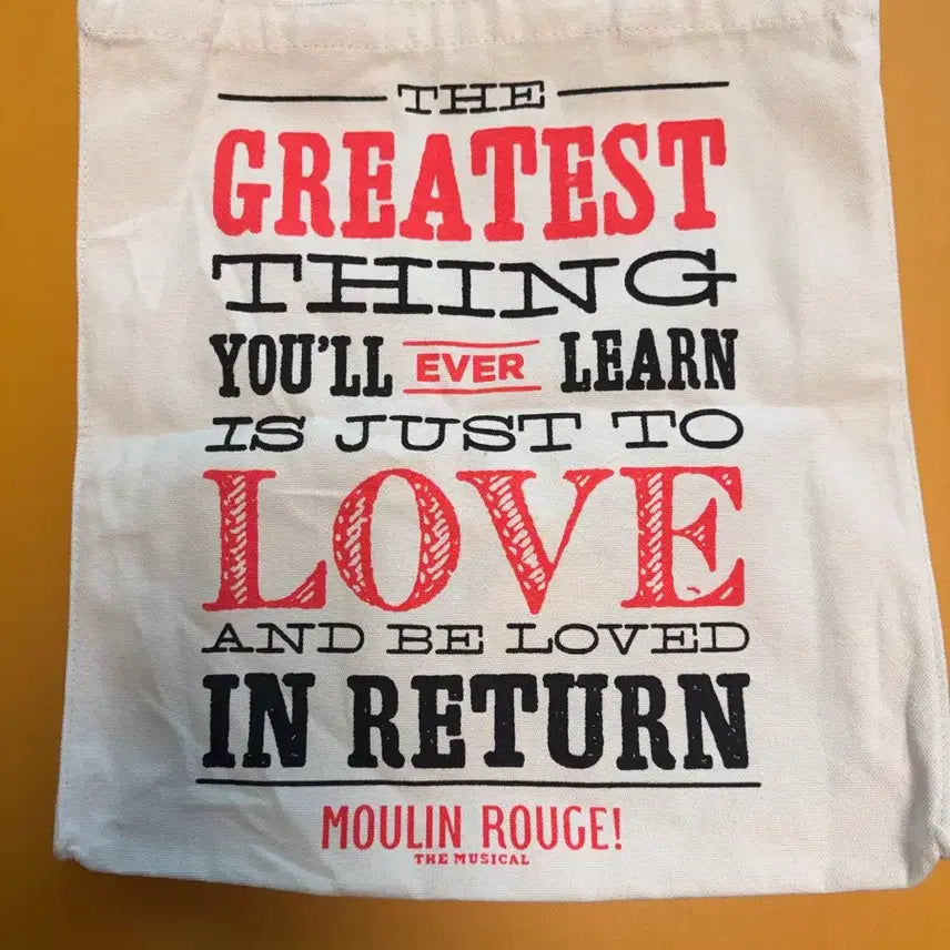 [BUNJANG] Moulin Rouge Musical Eco Bag / 물랑루즈 뮤지컬 굿즈 에코백