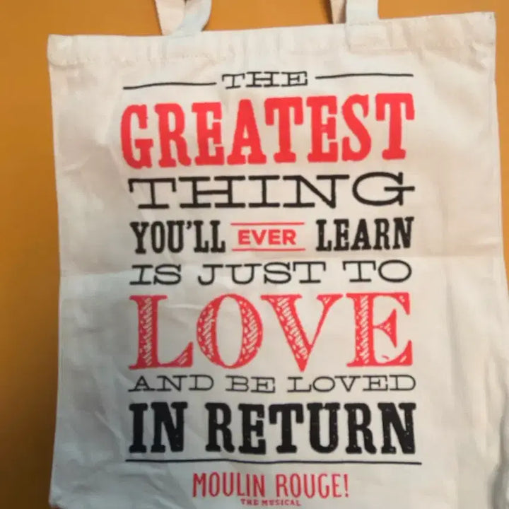 [BUNJANG] Moulin Rouge Musical Eco Bag / 물랑루즈 뮤지컬 굿즈 에코백