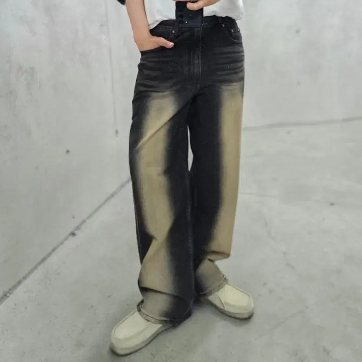 [BUNJANG] Satur Wide Leg Jeans Indigo M0366 / 세터 와이드 청바지 L M0366