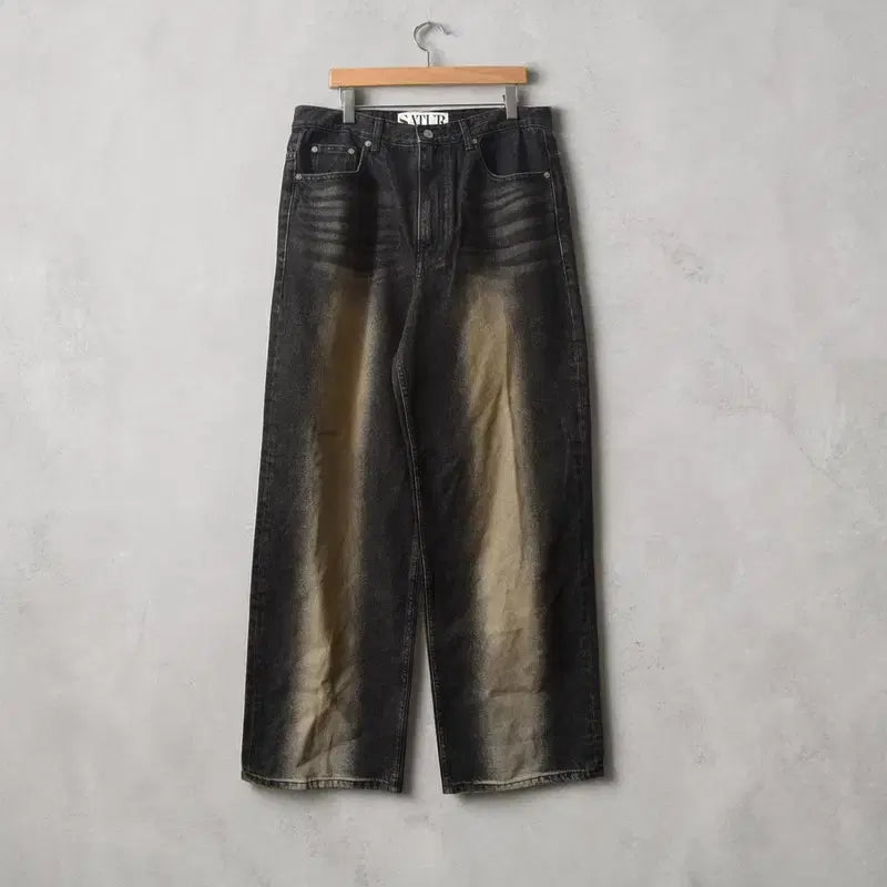 [BUNJANG] Satur Wide Leg Jeans Indigo M0366 / 세터 와이드 청바지 L M0366