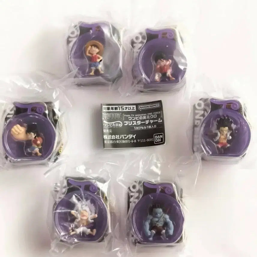 [BUNJANG] One Piece Fruit Micro Blister Gacha Figure Set / (미개봉) 원피스 열매 마이크로 블리스터 가챠 피규어 6종