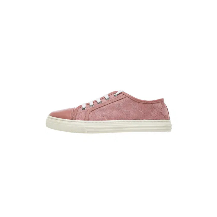 [BUNJANG] Gucci GG Low Soft Pink Canvas Sneakers / (W) 구찌 GG 로우 소프트 핑크