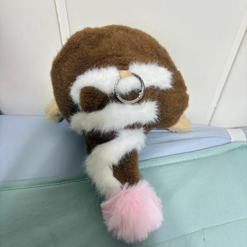 [BUNJANG] Bamtobbi Lucky Deer Night Witch Brown Doll Keychain / 밤토끼 럭키디어나이 마녀 브라운 투눈 인형 키링