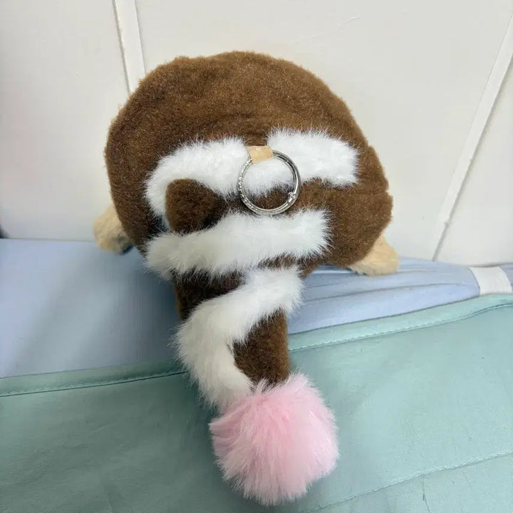 [BUNJANG] Bamtobbi Lucky Deer Night Witch Brown Doll Keychain / 밤토끼 럭키디어나이 마녀 브라운 투눈 인형 키링