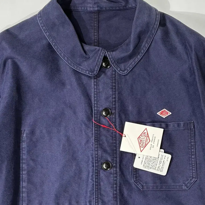 [SOLD OUT] DANTON 단톤 몰스킨 프렌치 커버올 자켓 네이비 42사이즈