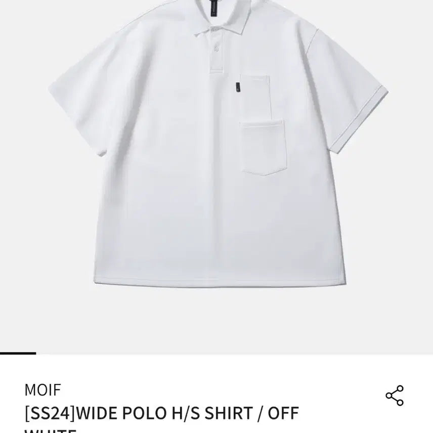 [BUNJANG] Moif Polo Shirt 1size / 모이프 폴로 1size