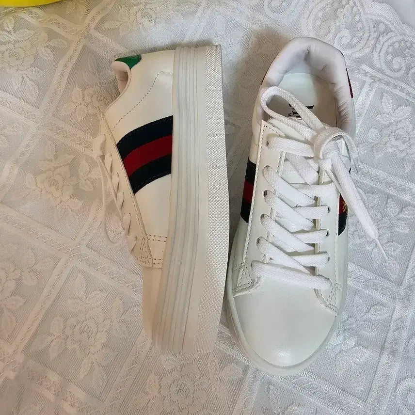 [BUNJANG] White Sneakers 240mm / 화이트 스니커즈 운동화 흰색 240mm