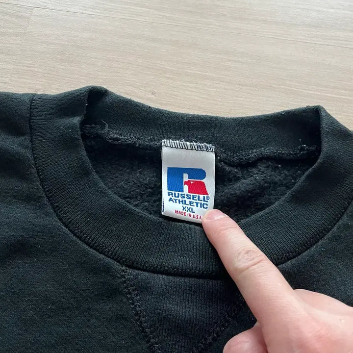 [BUNJANG] Russell Athletic 90s Vintage Sweatshirt Black 2XL / [2XL] 90s 빈티지 러셀 스웻셔츠 맨투맨 블랙