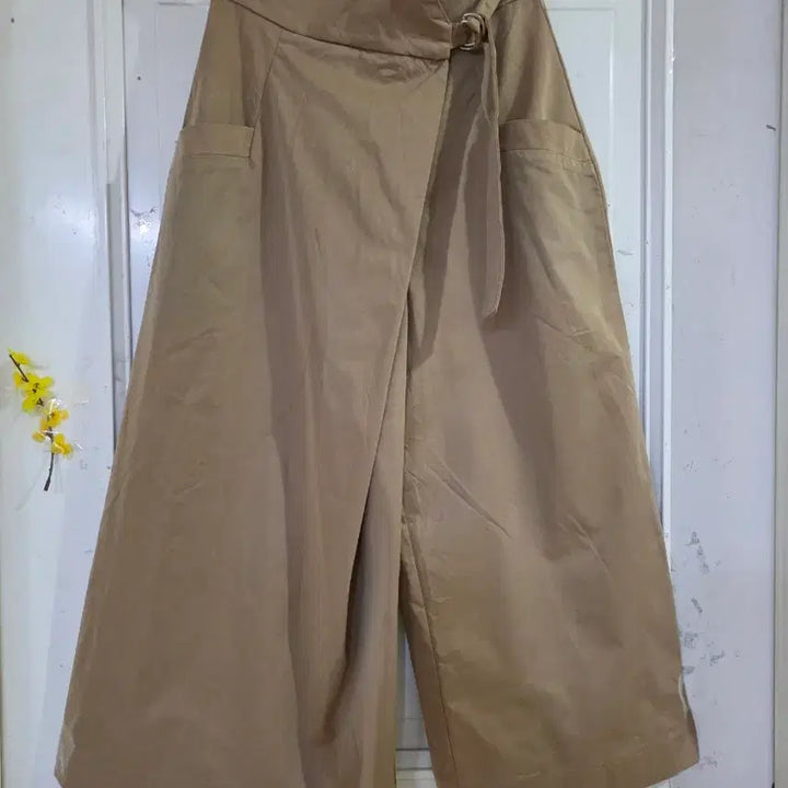 [BUNJANG] Banding Wide Leg Trousers / 봄 요즘유행하는  밴딩  랩면 스판  통바지   28까지