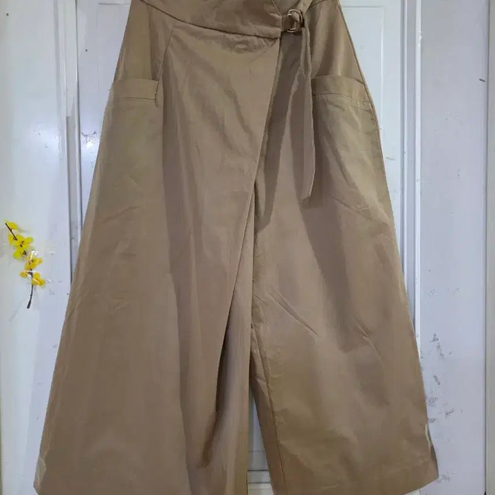 [BUNJANG] Banding Wide Leg Trousers / 봄 요즘유행하는  밴딩  랩면 스판  통바지   28까지