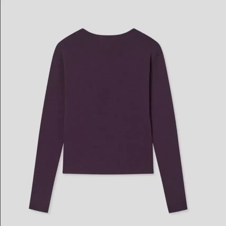 [BUNJANG] Poszer V-Neck Long Sleeve Knit T-Shirt / poszer 포저 브이넥 롱슬리브 니트 긴팔 티셔츠