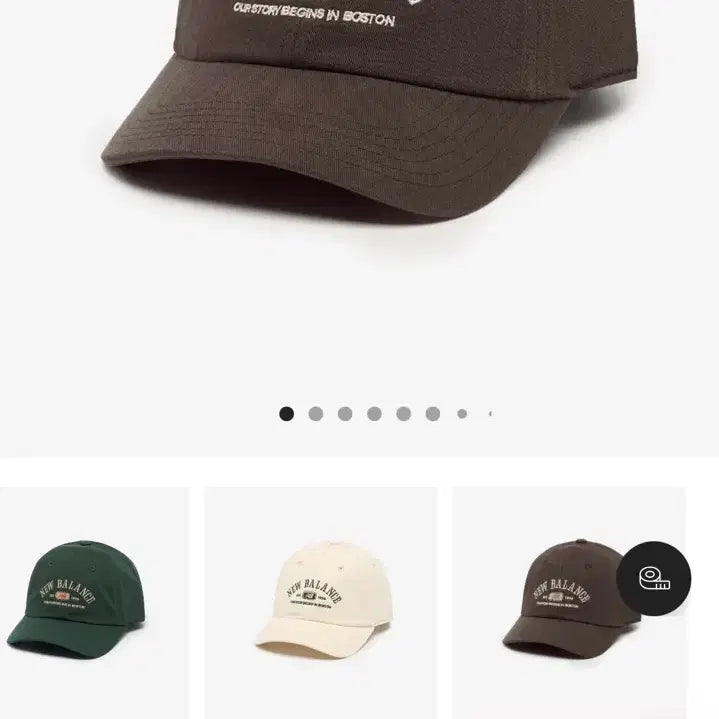 [BUNJANG] New Balance Heritage Arch Classic Ball Cap Brown / 뉴발란스 헤리티지 아치형 클래식 볼캡 모자 브라운