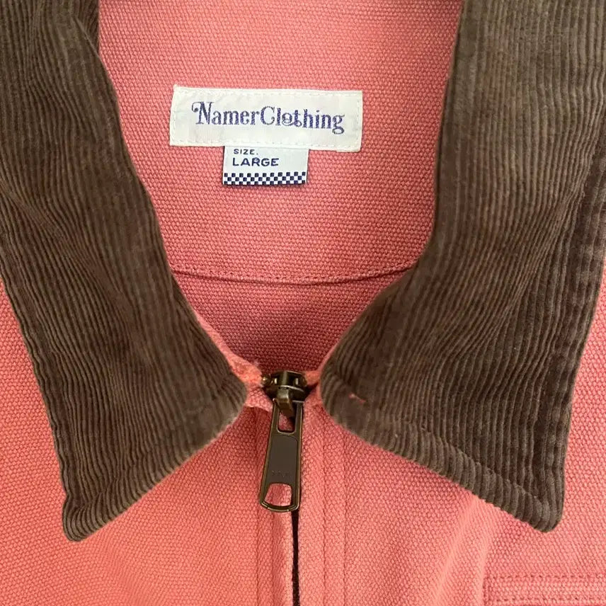 [BUNJANG] Namer Clothing Pink Washed Work Jacket / 네이머클로딩 핑크색워싱 워크자켓
