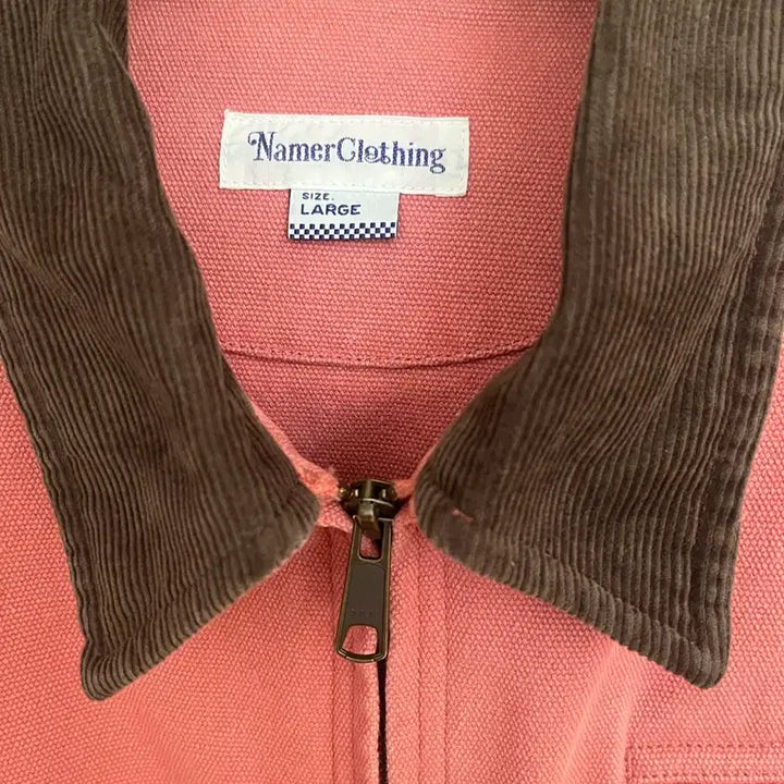 [BUNJANG] Namer Clothing Pink Washed Work Jacket / 네이머클로딩 핑크색워싱 워크자켓