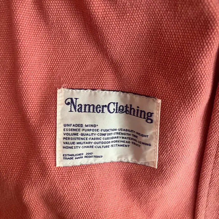 [BUNJANG] Namer Clothing Pink Washed Work Jacket / 네이머클로딩 핑크색워싱 워크자켓