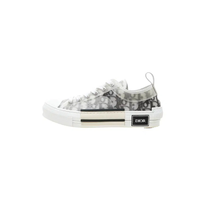 [BUNJANG] Dior B23 Low Oblique Canvas Sneakers White &amp; Black / 디올 B23 로우 오블리크 캔버스 화이트 &amp; 블랙