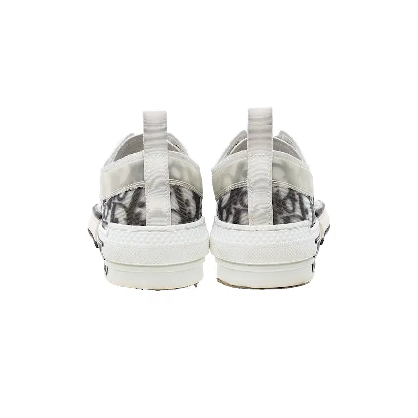 [BUNJANG] Dior B23 Low Oblique Canvas Sneakers White &amp; Black / 디올 B23 로우 오블리크 캔버스 화이트 &amp; 블랙