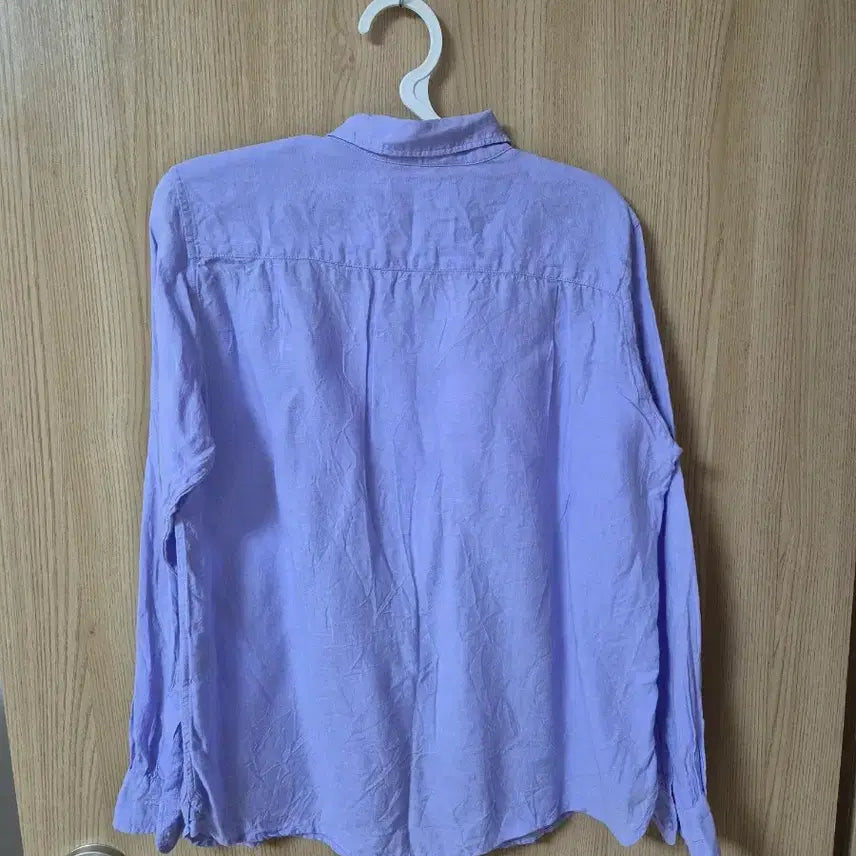 [BUNJANG] Uniqlo Linen Shirt Purple Women&