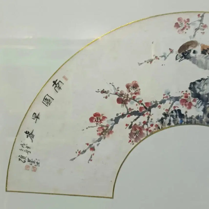 [SOLD OUT] 동양화 액자 석성 김형수의 화조 선면화