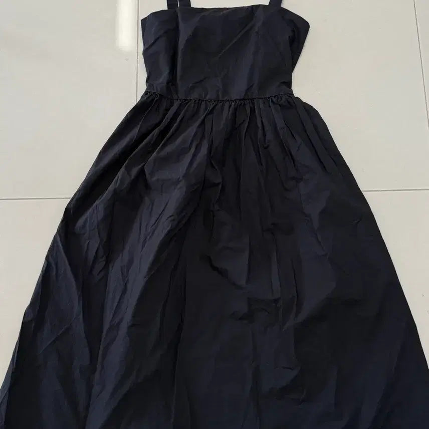 [BUNJANG] COS Black Sleeveless Maxi Dress / 코스 블랙 나시 원피스 드레스