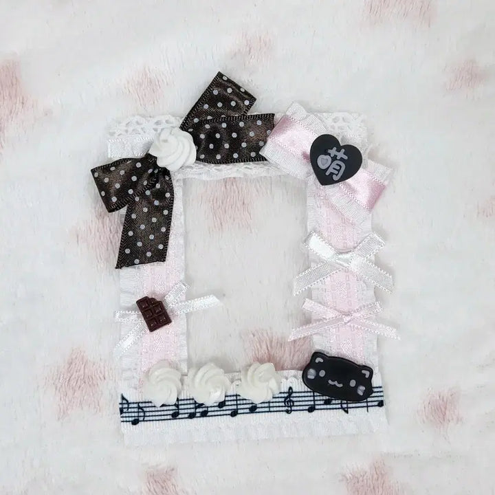 [BUNJANG] Chocolatbonbon Lace Toploader Photocard Holder / 쇼콜라봉봉 레이스탑꾸 포카홀더 데코덴탑꾸 탑로더