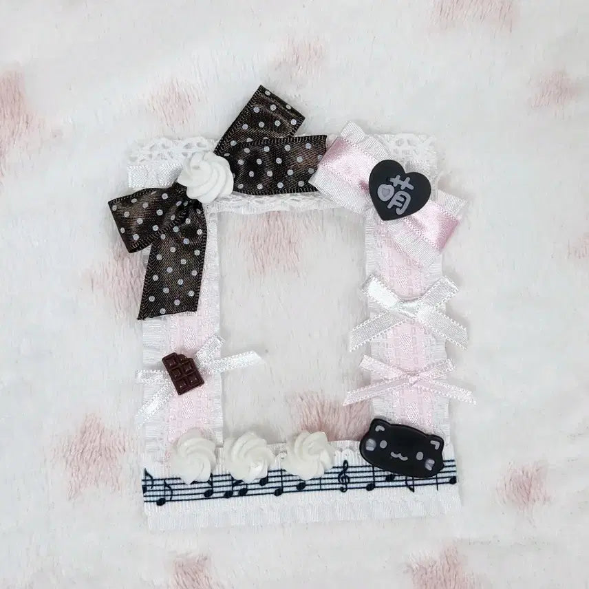 [BUNJANG] Chocolatbonbon Lace Toploader Photocard Holder / 쇼콜라봉봉 레이스탑꾸 포카홀더 데코덴탑꾸 탑로더
