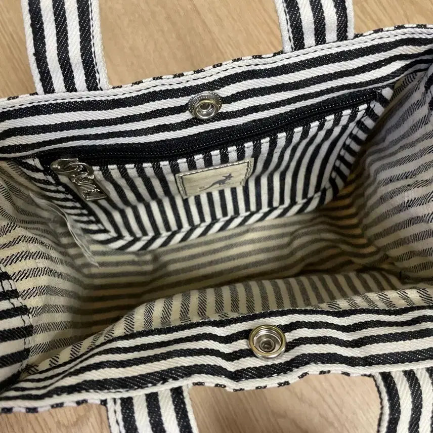 [BUNJANG] Kangol Stripe Mini Tote Bag KKEB-TB37277 / 캉골 스트라이프 미니 토트백