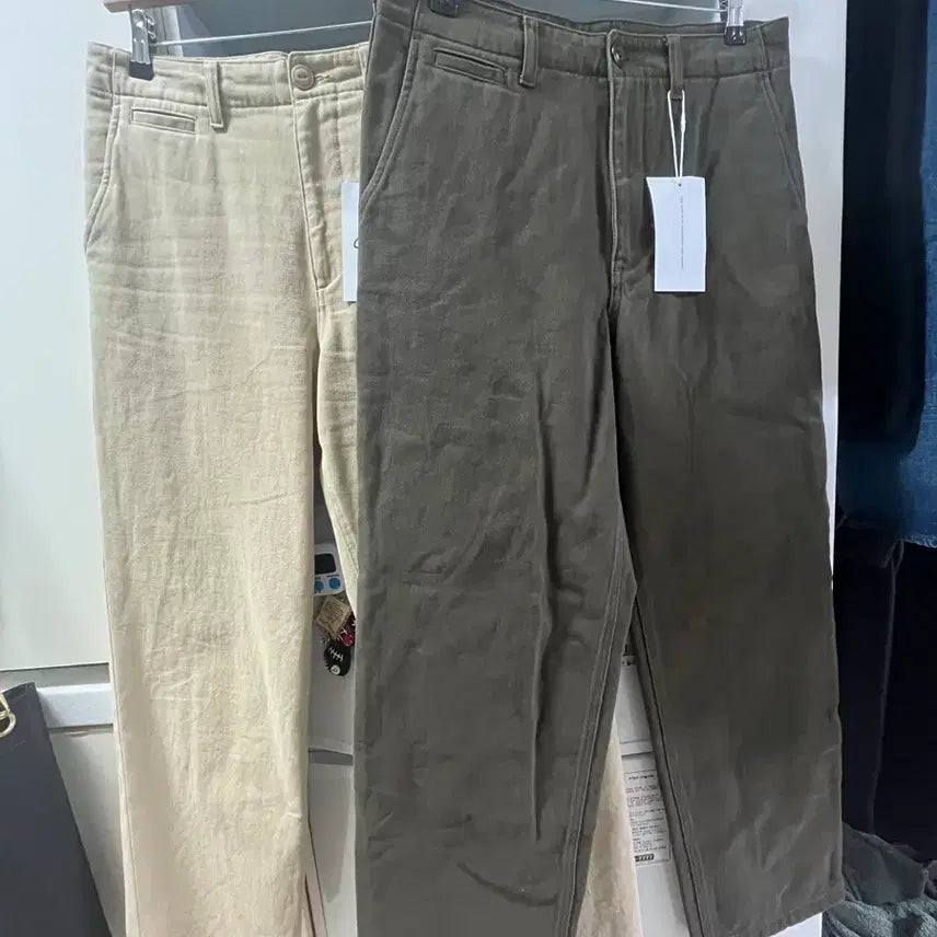 [BUNJANG] Kosat Officer Chino Beige Pants / (50으로 교환 및 판매) 코삿 / 오피서 치노 베이지 / 48