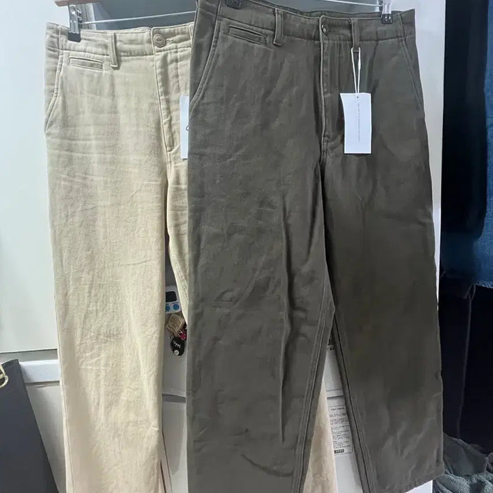 [BUNJANG] Kosat Officer Chino Beige Pants / (50으로 교환 및 판매) 코삿 / 오피서 치노 베이지 / 48