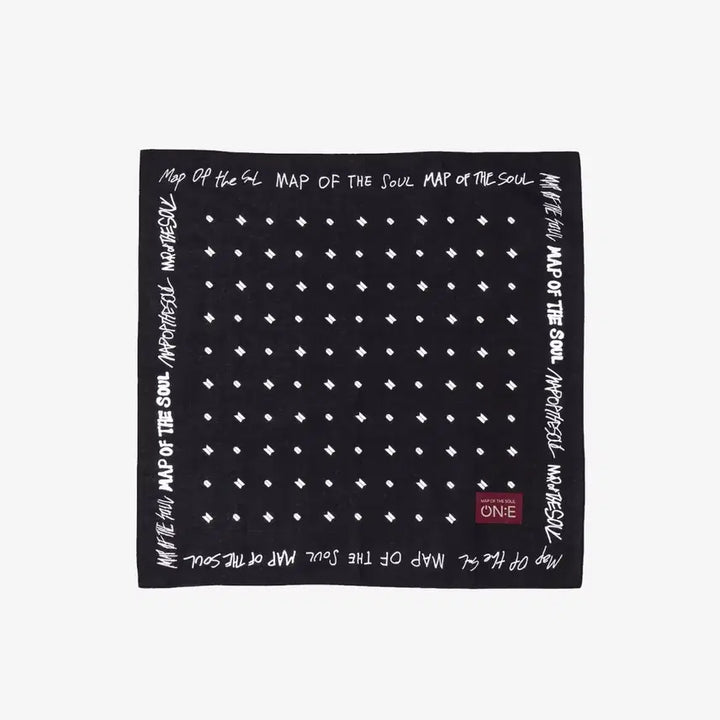 [BUNJANG] BTS Map of The Soul ON:E Bandana / BTS 공식 반다나 - Map of The Soul On E