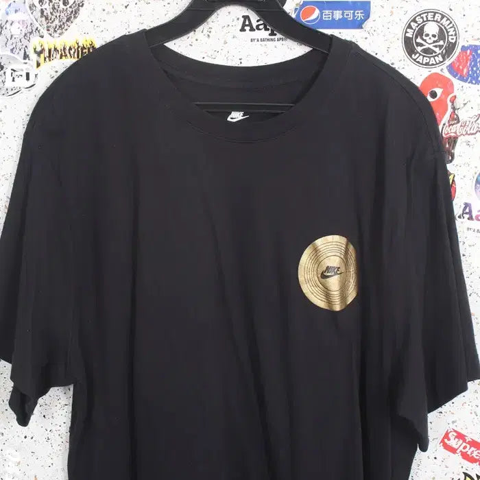 [BUNJANG] Nike Printed Round T-shirt (Black, XL) / 남성XL / 나이키 프린팅 라운드 티셔츠BK 34-11