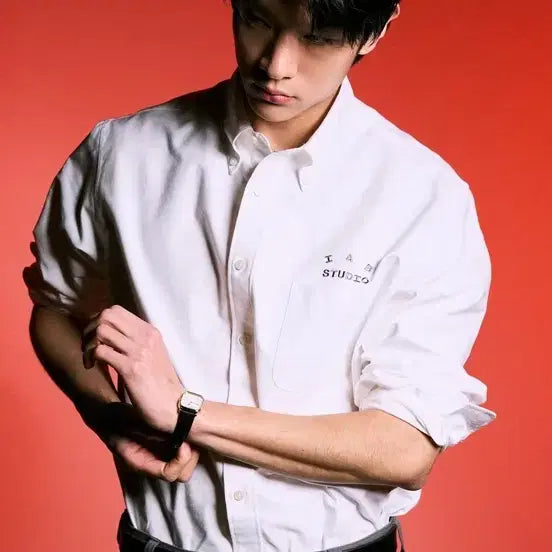 [BUNJANG] IAB Studio White Shirt L / 아이앱 IAB Studio 스튜디오 셔츠 화이트 L