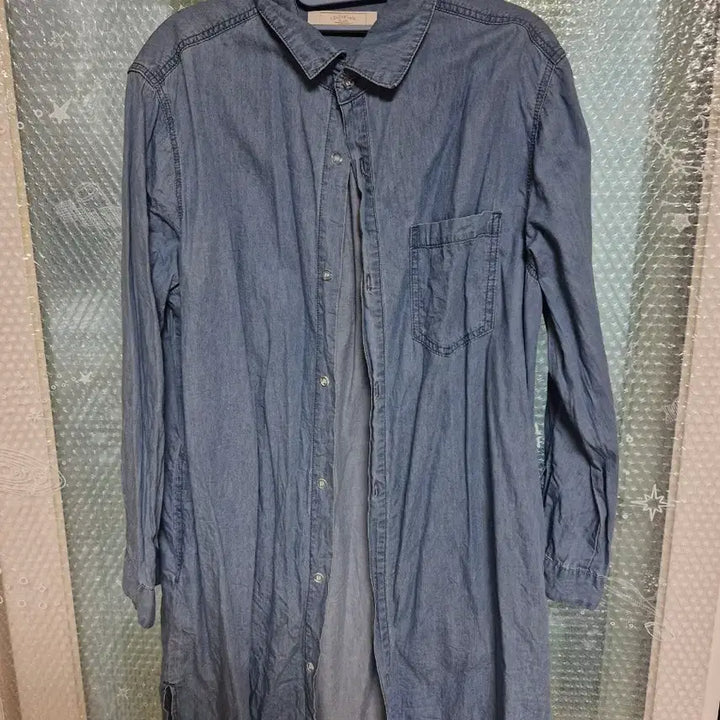 [BUNJANG] LEADER JACK Denim Long Shirt / LEADER JACK 데님 롱 셔츠