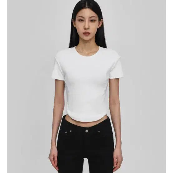 [BUNJANG] Assorted Crop Short Sleeve T-shirts (Blackup, Mardi, Calvin Klein) / 크롭 반팔 3종 (마르디, 캘빈클라인, 블랙업)