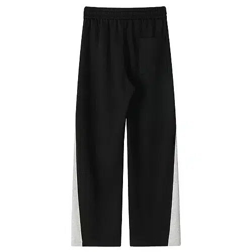 [BUNJANG] Iro Liberty Color Block Sweatband Wide Pants / 남자 배색 스웨트 밴딩 와이드 팬츠 2컬러